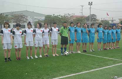 Lễ khai mạc giải bóng đá nữ HTT