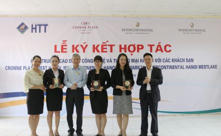 Lễ kí kết hợp tác giữa HTT và tập đoàn khách sạn đa quốc gia IHG