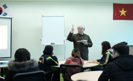 Những hình ảnh về buổi học Tiếng Hàn tại phân viện 5-Viện văn hóa ngôn ngữ Hàn Quốc